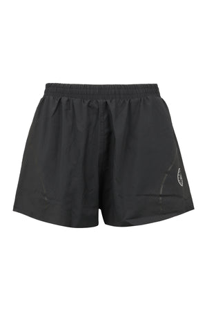 Logo print track shorts-0